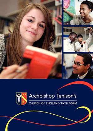 Archbishop Tenison's Sixth Form Prospectus