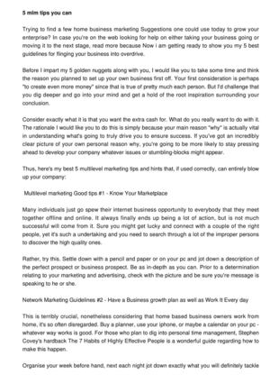 5 Mlm Strategies You can utilize Right now to Blow up Your organization