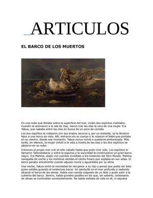 Mitos y Leyendas del agua