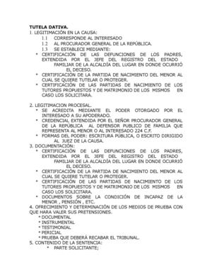 FICHA DE TUTELA  DATIVA