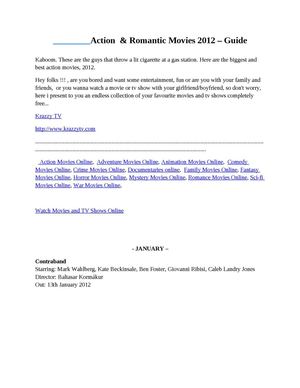 Action Movies 2013 list | www.krazzytv.com