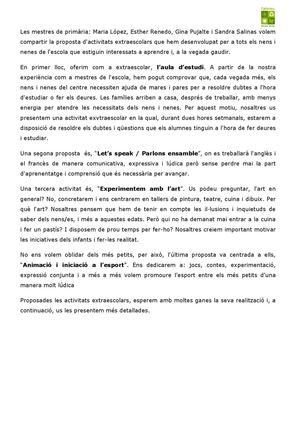 Extraescolars Ateneu Instructiu