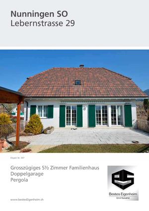 Exposé - Lebernstrasse 29 - Nunningen