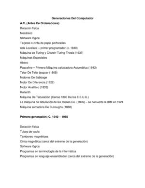 Generaciones Del Computador