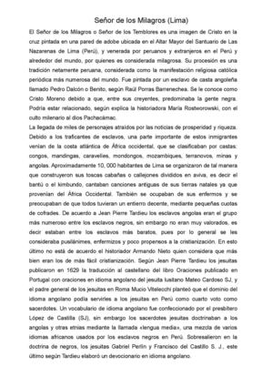 SEÑOR DE LOS MILAGROS