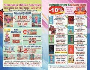 Biblias Apostolado Bíblico 2014