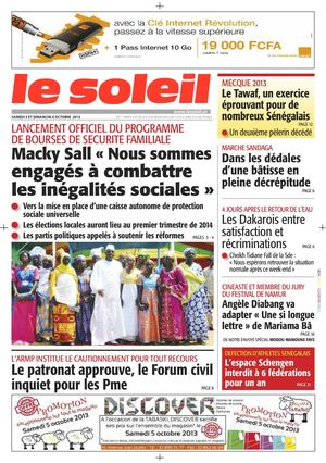Edition du 5 - 6 Octobre 2013