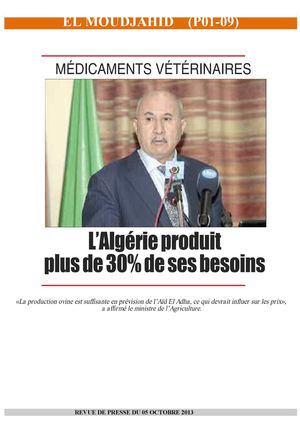 Revue du 05 octobre 2013