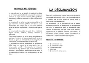 RECURSOS NO VERBALES