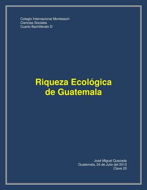 Biomas de Guatemala