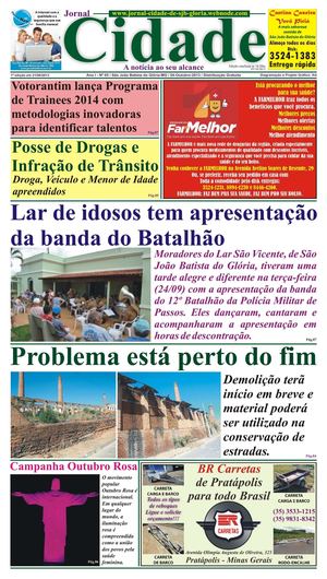 Jornal Cidade de São João Batista do Glória - Edição 05 de 04/10/2013