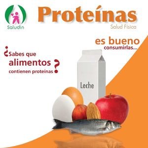 Consume Proteínas, son FUENTE de ENERGÍA...