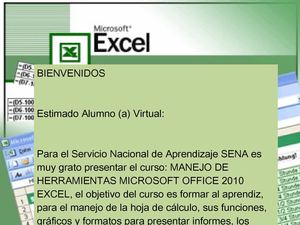 PRINCIPIOS DE BÁSICOS DE MICROSOFT EXCEL 2010