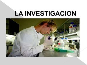 la investigacion