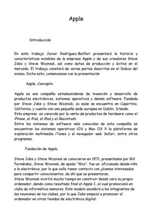 Apple, La Historia- Por Javier Rodríguez-Batllori