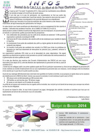 Journal de Niort - Septembre 2013
