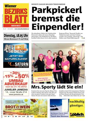 WBB 27/2013 Wien West 