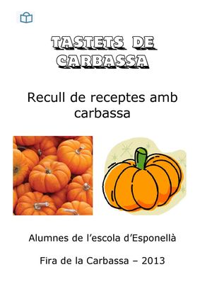 RECEPTES DE CARBASSA