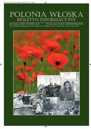 Biuletyn Polonia Włoska numer 1-2 / 2013