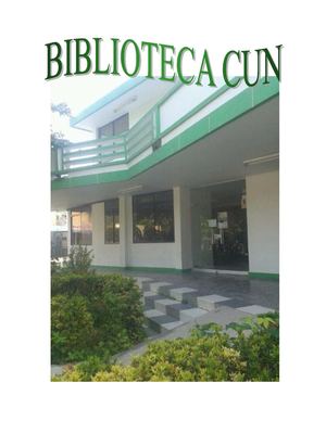 BIBLIOTECA CUN