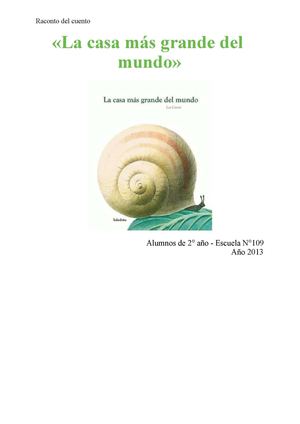 Cuento "La casa más grande del mundo"