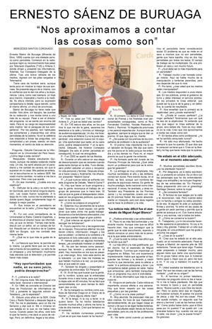 Entrevista Sáenz de Buruaga
