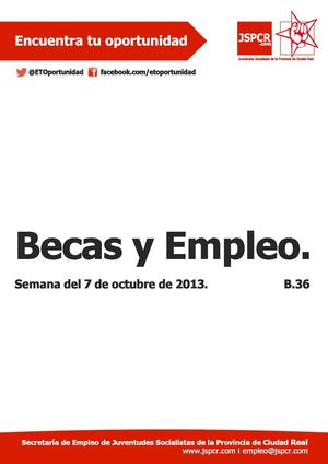 Ofertas de Becas y Empleo 7/10/13