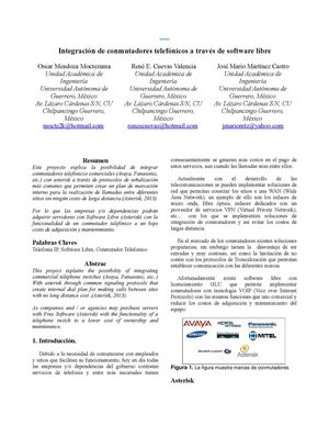 Integración de conmutadores telefónicos a través de software libre