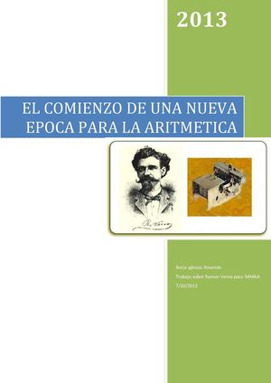 Ramon Verea y su calculadora