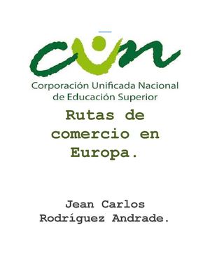 rutas de comercio en europa