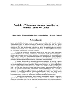  Tributación, evasión y equidad en América Latina y el Caribe
