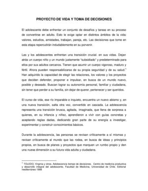 proyecto de vida DOCUMENTO DE LECTURA