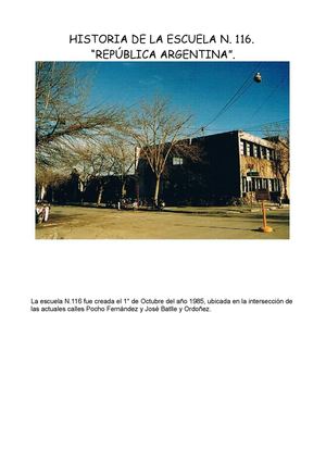 HISTORIA DE LA ESCUELA