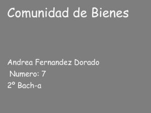 Comunidad de bienes