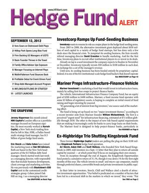 OGCP Hedge Fund Alert for September 2012