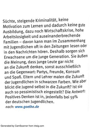 Wir blicken in die Zukunft