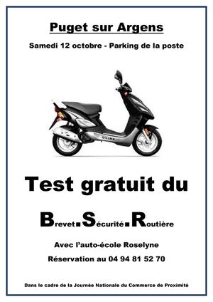 Test gratuit sur scooter du BSR
