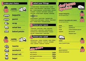 Baguette Express Menu
