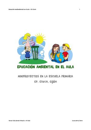 Educación Medioambiental en el Aula - Programación