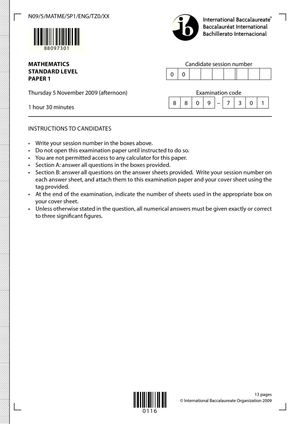 EXAMENES  IBO  VARIOS 