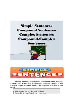 Types of Sentences