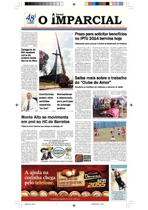 Jornal O Imparcial Monte Alto - Edição 2445