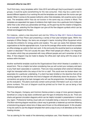 Microsoft Office for Mac 2011 Home & Business Download