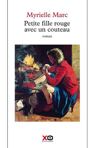 Petite fille rouge avec un couteau