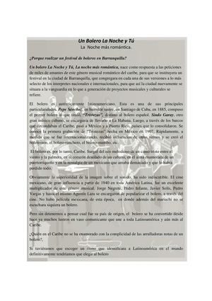 festival de boleros en Barranquilla