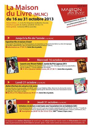 La lettre d'information de la MLNC (17-31 octobre 2013)