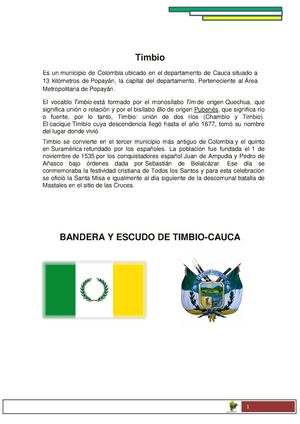 Conocimiento Timbío-Cauca