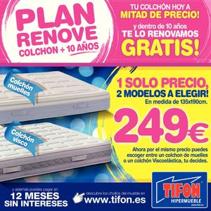 plan renove colchon de tifon hipermueble