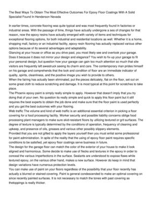 Epoxy Coatings Solutions--180