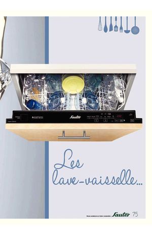 Catalogue Lave vaisselle SAUTER